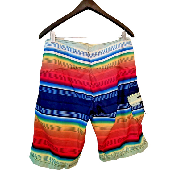 Hurley Swim Shorts Pattern Multicolor Men's Size 32W, inseam 10 in, 21 Lenght - Picture 2 of 5